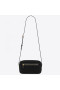 Saint Laurent Monogram Över Kameraväska Svart Mocka