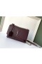 Saint Laurent Sunset Medium Bag Bordeaux Kornat Läder Saint Laurent Väskor