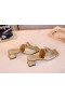 Jimmy Choo 45 mm Diabilder Kalv Läder Blixtlås Väska Guld