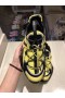 Jimmy Choo Diamond Trail Multicolor Läder Mesh Gul