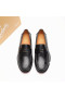 Christian Louboutin Logotyp Utsmyckning Loafers Kalv Läder Svart