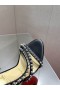 Christian Louboutin Plattformar Så Spike Alta 150 mm Läder Svart Christian Louboutin Skor