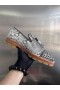 Christian Louboutin Rossini Spike Tofs Prydd Loafers I Läder Python Mönster