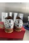 Christian Louboutin Rossini Spike Tofs Prydd Loafers I Läder Python Mönster