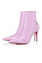 Christian Louboutin Sportig Kate Booty 85mm Patent Läder Pinkador Rosa