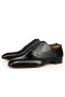 Christian Louboutin Greggo Platt Svart Kalv
