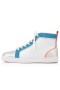 Christian Louboutin High-top Louis Orlato Bianco/panorama Läder