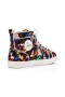 Christian Louboutin High-top Louis Orlato Black-multi/bianco Crepe Satin
