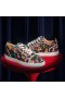 Christian Louboutin Louis Junior Spikar Orlato Black Multi Crepe Satin