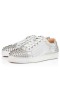 Christian Louboutin Låg Topp Seavaste 2 Orlato Silver/sv Tyg