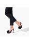 Christian Louboutin Mulor Pin-Upp till 100 mm Svart/lin Porpora-flera Patent