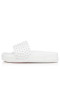 Christian Louboutin Poolen Roliga Män Vit/vit Matt Läder Sandal