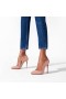Christian Louboutin Pumpar Hot Chick 100 mm Nude Patent kalv