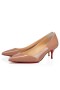 Christian Louboutin Pumpar Kate 55 mm Nude Patent