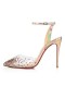 Christian Louboutin Pumpar Spikaqueen 100mm Blanda Kalifornien/ab Pvc