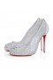 Christian Louboutin Bridiela Una Strass 100 Mm Pumps Strass Mesh And Laminated Calf Leather