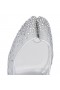 Christian Louboutin Bridiela Una Strass 100 Mm Pumps Strass Mesh And Laminated Calf Leather