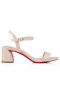 Christian Louboutin Miss Jane Sandal 55mm Sandals Nappa Leather Leche
