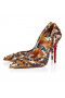 Christian Louboutin Miss Z Gaagal Sphere 100 Mm Pumps Gaagal Crepe Satin Magma