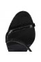 Christian Louboutin Rosalie 100 Mm Sandals "Star" Laminated Calf Leather Black