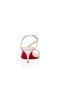 Christian Louboutin Rosalie 55 Mm Sandals Laminated Calf Leather Vintage Rose