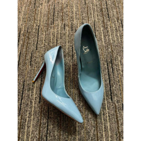 Christian Louboutin Kate Pumpar 85mm lackläder Blue
