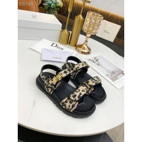DiorAct Sandal Leopard Lammskinn