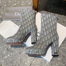 Dior Sned Ut Krängt Boot Grå