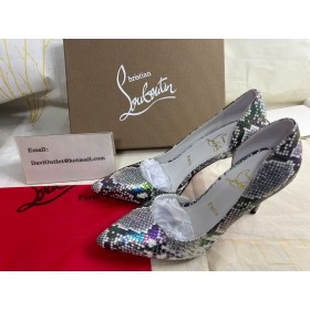 Christian Louboutin Pumpar Iriza 100 mm Occia/lin Las Ab Kalv