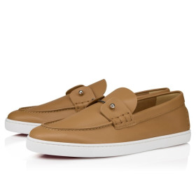 Christian Louboutin Chambeliboat Boat Shoes Calf Leather Lionne