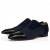 Christian Louboutin Greggo Oxfords Kalv Läder Smart Tyg Och Veau Velours Svart CL Skor