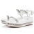 Christian Louboutin 60 mm Bianco/lin Bianco Kalv Läder Sandal