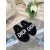 Dior Bilder Broderade Bomull Svart Shearling
