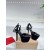 Christian Louboutin Cassia Lace Alta Plattform 160 mm Strappy Pumpar Crepe Satin Svart