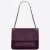 Saint Laurent Medium Niki Väska Prunia Plisserade Läder Saint Laurent Väskor