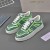 Jimmy Choo Hawaii F Låg Topp Sneakers Fluorescerande Grön
