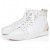 Christian Louboutin Kul Louis High-Top Sneakers Olona Canva Vit Christian Louboutin Skor