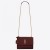 Saint Laurent Sunset Medium Bag Bordeaxu Kalvskinn Saint Laurent Väskor