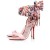 Christian Louboutin Skor Fetisch 100 mm Vers Poupee-multi/lin Poupee Patent