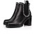 Christian Louboutin Spikita Booty Capahutta 70 mm Svart/silver Kalv Skor