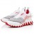 Christian Louboutin Sharkymax Running Sneakers Calf Leather And Spikes Version White