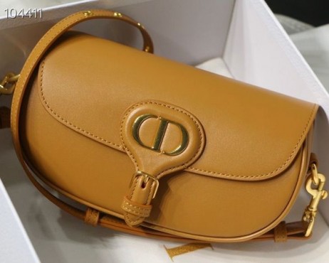 Dior D Bobby Doğu Batı Koltuk Altı Çantası Kahverengi