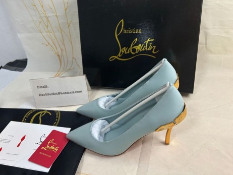 Christian Louboutin Ginko Pompası 85mm Nappa Deri Buzdağı Christian Louboutin Ayakkabı Pompaları