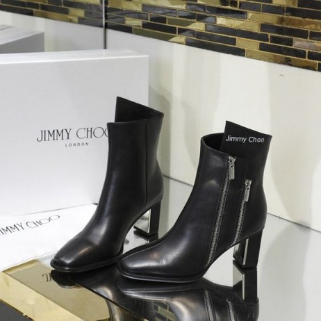 Jimmy Choo HADLEY bileğe kadar bot 65mm Zincirler Siyah
