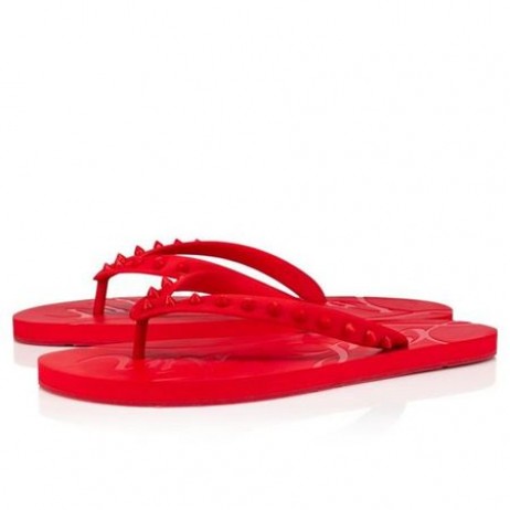 Christian Louboutin Loubi Kauçuk Flip Flop