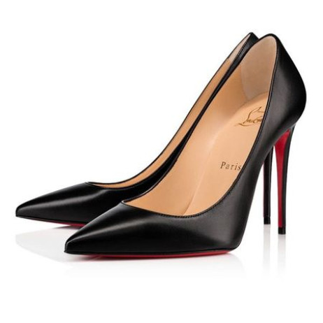 Christian Louboutin Pompaları Kate 100 mm Siyah Nappa Parlak