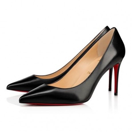 Christian Louboutin Pompaları Kate 85 mm Siyah Nappa Parlak