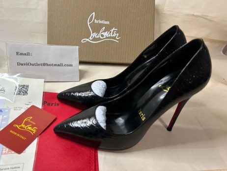 Christian Louboutin Pompaları So Kate 120 mm Siyah / lin Siyah Patent