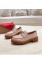 Christian Louboutin CL Moc Pabuç Loafer'lar Dana Derisi Pembe
