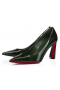 Christian Louboutin Condora Pompaları 85mm Rugan Yeşil
